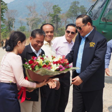 Deputy Prime Minister Visits the Nam Theun 1 Hydropower Project