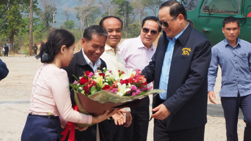 Deputy Prime Minister Visits the Nam Theun 1 Hydropower Project