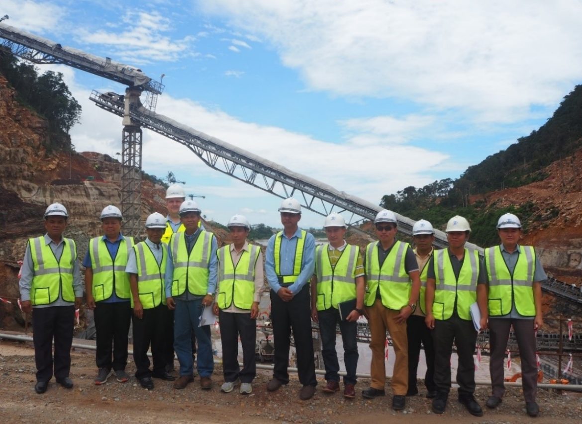 Site Visit by Delegations from the Ministry of Energy and Mines June 2, 2019, Pakkading District, Bolikhamxay Province