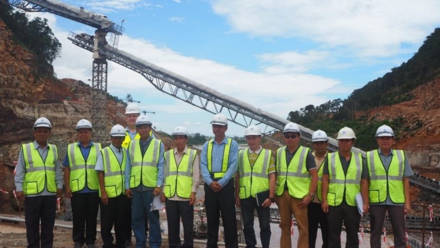 Site Visit by Delegations from the Ministry of Energy and Mines June 2, 2019, Pakkading District, Bolikhamxay Province