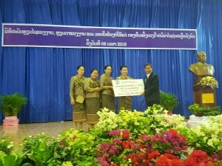 NT1PC contributed funds to support the One Heart Social Development Assistance Fund for Bolikhamxay Province