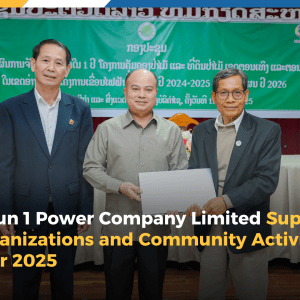 Nam Theun 1 Power Company Limited Supports Local Organizations and Community Activities in December 2025
